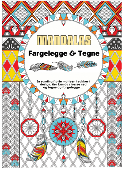 Mandalas fargelegge og tegne