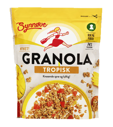 Granola Tropisk 390g