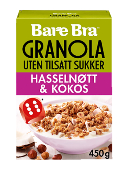 Bare Bra Granola Hasselnøtt & Kokos 450g