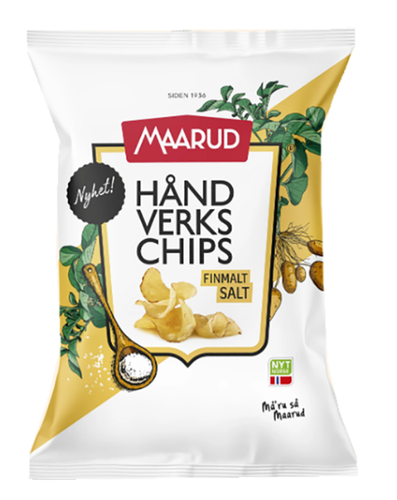 Maarud Håndverkschips Salt 150g