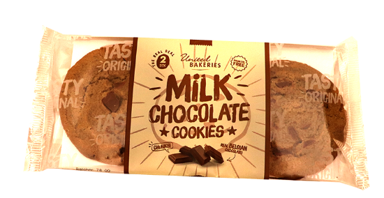 Cookies m/Melkesjokolade 100g United Bakeries